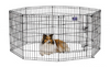 Midwest Black Contour Exercise Pen for Dogs (24