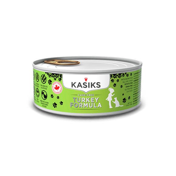 FirstMate Pet Foods KASIKS Cage-Free Turkey Formula for Cats (5.5 oz)