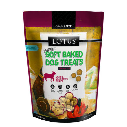 Lotus Turkey Recipe Soft Baked Dog Treats (10 Oz)