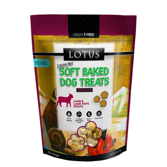 Lotus Turkey Recipe Soft Baked Dog Treats (10 Oz)