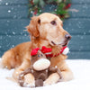 ZippyPaws Holiday Crinkle  Reindeer Dog Toy (Large)