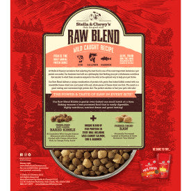 Stella & Chewy's Raw Blend Kibble Wild Caught Recipe Dry Dog Food (22-lb)