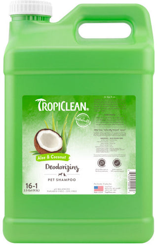 TropiClean Aloe & Coconut Deodorizing Shampoo for Pets (20 oz)