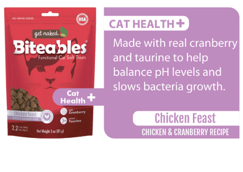 Get Naked® Biteables® Cat Health+ Functional Soft Treats Chicken Feast (3 Oz.)