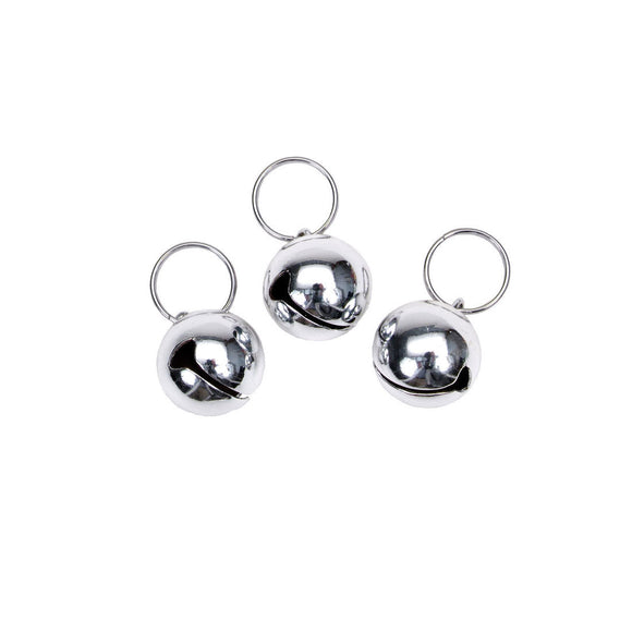 Coastal Pet Products Round Dog Bells (3 PACK, Silver)