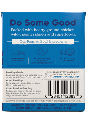 Open Farm Chicken & Salmon Rustic Stew Wet Dog Food