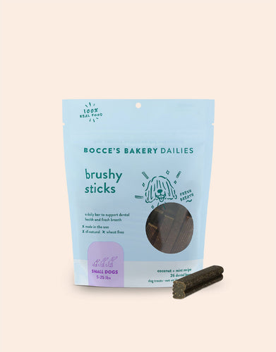 Bocce's Bakery Brushy Sticks Dental Bars