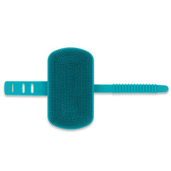 Messy Mutts Silicone Dual Sided Grooming Brush with Hand Strap