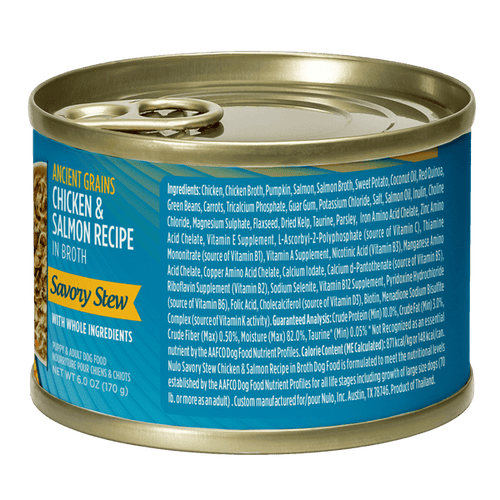 Nulo Ancient Grain Savory Stew Chicken & Salmon Stew Recipe