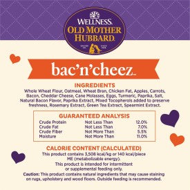 Old Mother Hubbard Crunchy Classic Natural BacNCheez Biscuits Dog Treats