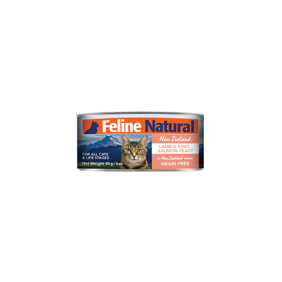 Feline Natural Lamb & King Salmon Feast Canned Cat Food