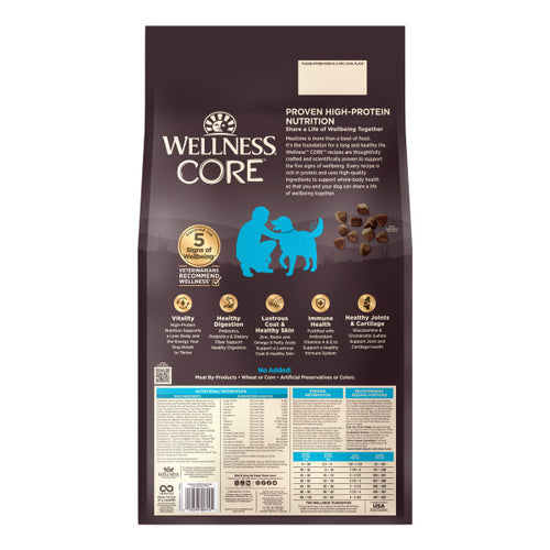 Wellness CORE Natural Grain Free Ocean Whitefish, Herring & Salmon Recipe Dry Dog Food