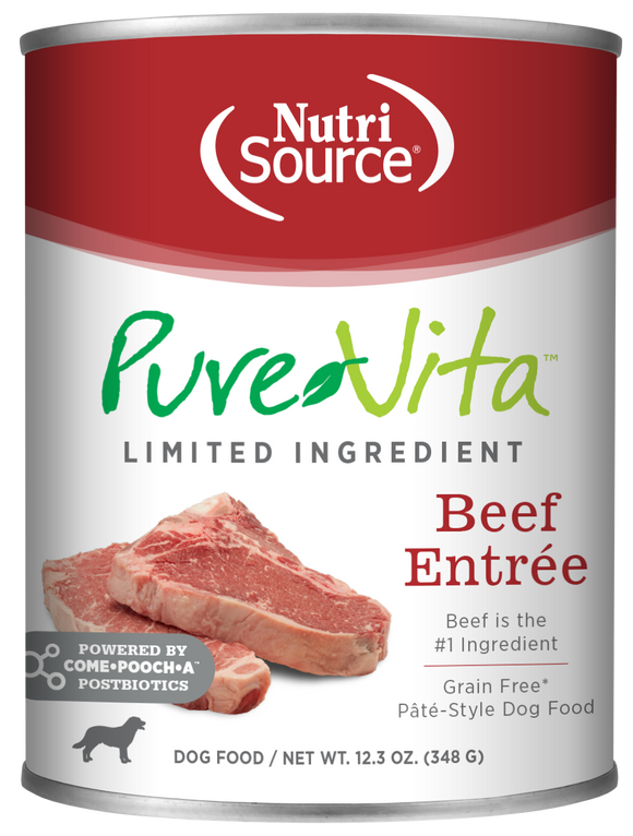 NutriSource® Beef Entrée Limited Ingredient Wet Dog Food