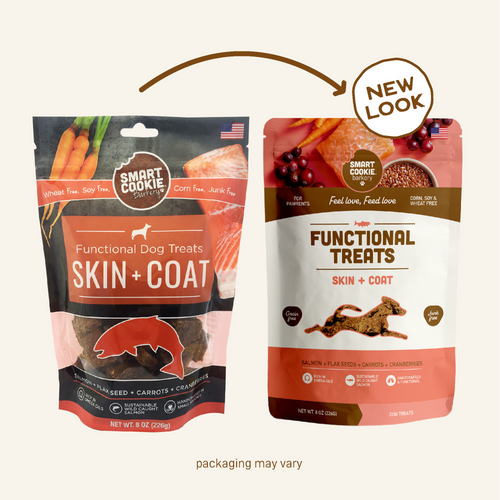 Smart Cookie Barkery Skin + Coat Functional Salmon Dog Treats
