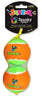 Spunky Pup Squeaky Tennis Balls Dog Toy