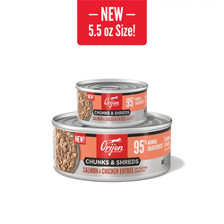 Orijen Chunks & Shreds Salmon & Chicken Entrée Wet Cat Food