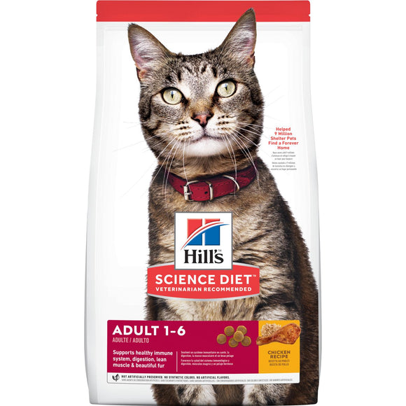 Hill's® Science Diet® Adult Chicken Recipe Cat Food (4-lb)
