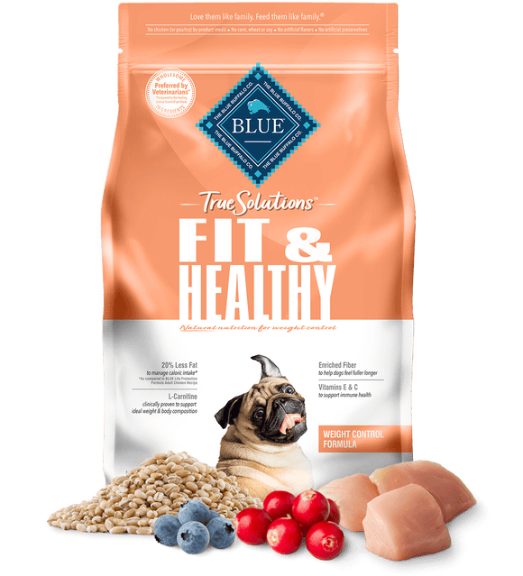 BLUE True Solutions™ Fit & Healthy Adult Dogs Weight Control Formula (4 lb)