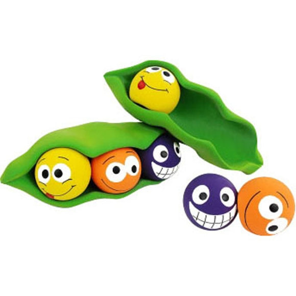 MULTIPET SQUEAKABLES LATEX 3 PEAS IN A POD By: MULTIPET (7.5 IN)