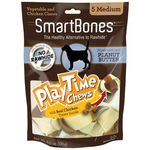 Smartbones Playtime Chews W/Real Chicken Inside (Chicken/ Veg Small)