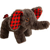 SNUGAROOZ ELI THE ELEPHANT (8 IN, GRAY/PLAID)