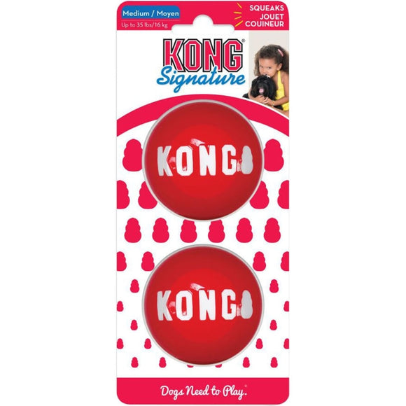 KONG SIGNATURE BALL (MD, RED)