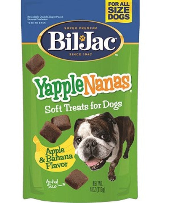 Bil-Jac Yapple Nanas Soft Dog Treats (Liver/Apple/Banana)