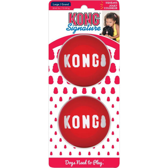 KONG SIGNATURE BALL (LG, RED)