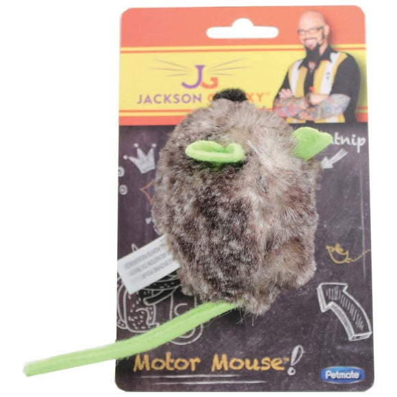JACKSON GALAXY MOTOR MOUSE WITH CATNIP (GRAY/GREEN)