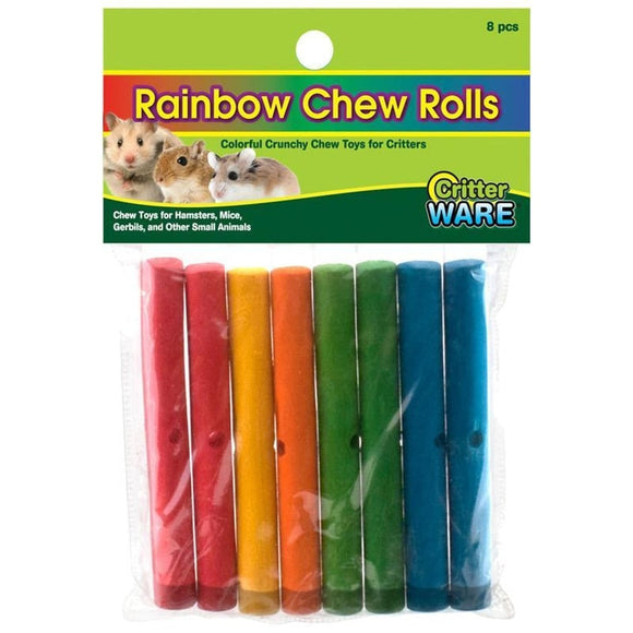 RAINBOW CHEWS ROLLS (6.75 INCH/8 PIECE, ASSORTED)