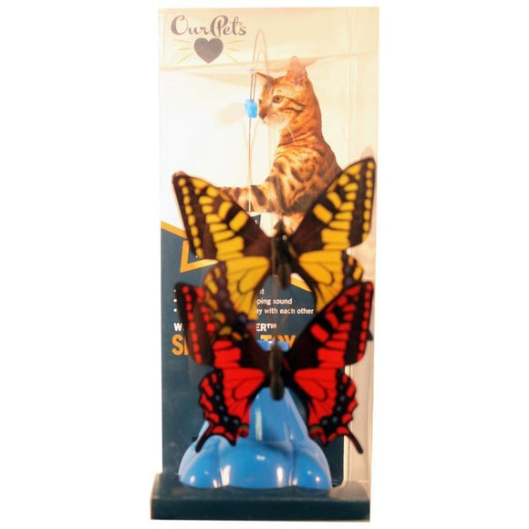 WHIRLING WIGGLER SPINNER CAT TOY (ASSORTED)