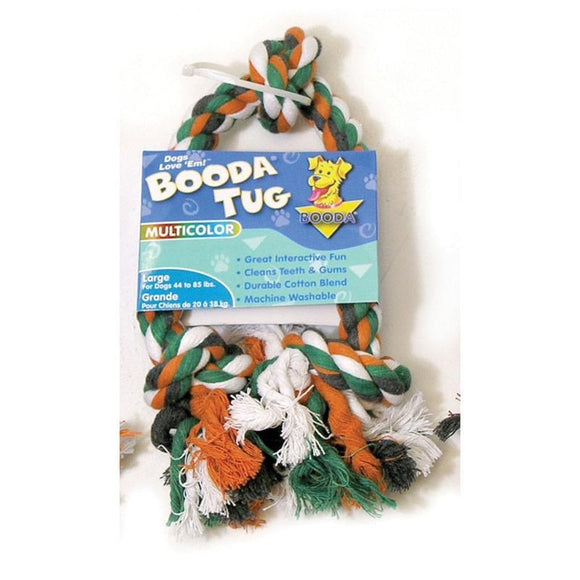 3 KNOT ROPE TUG DOG TOY (LARGE, MULTI COLORED)