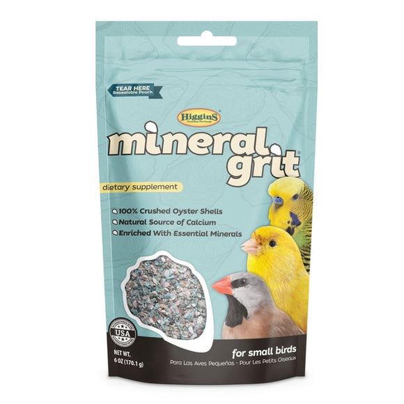 Higgins Mineral Grit Supplement For Small Birds (6 OZ)