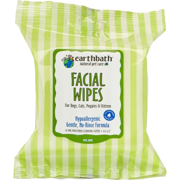 EARTHBATH HYPOALLERGENIC FACIAL WIPES (25 COUNT)