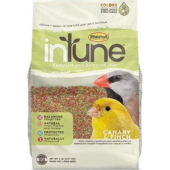 HIGGINS INTUNE COMPLETE DIET CANARY & FINCH (2 LB)