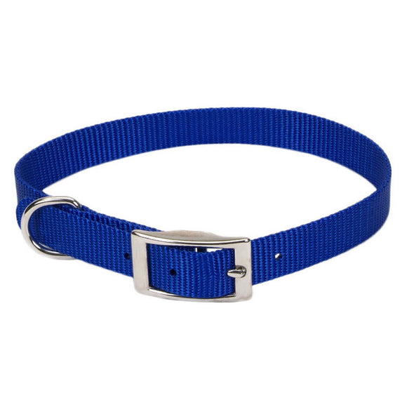 Coastal Pet Products Coastal Single-Ply Dog Collar (Blue, 5/8