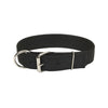 Coastal Pet Product Macho Dog Double-Ply Dog Collar with Roller Buckle (Black, 1 3/4