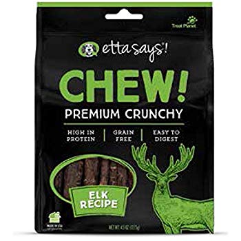 Etta Says! Chewy! Premium Crunchy Elk Recipe Dog Treats (4.5 oz)