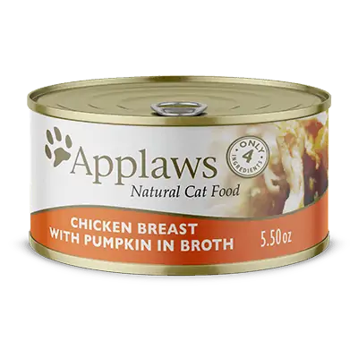 Applaws Natural Wet Cat Food Chicken Breast with Pumpkin in Broth