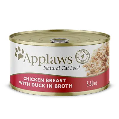 Applaws Natural Wet Cat Food Chicken Breast with Duck in Broth