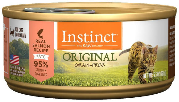 Nature's Variety Instinct Grain Free Salmon Formula Canned Cat Food