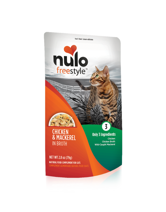 Nulo FreeStyle Chicken & Mackerel Recipe in Broth Cat Food (2.8-oz)