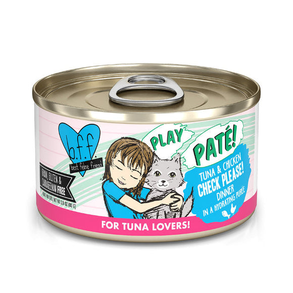 Weruva BFF PLAY Check Please! Tuna & Chicken Dinner in a Hydrating Purée Cat Food