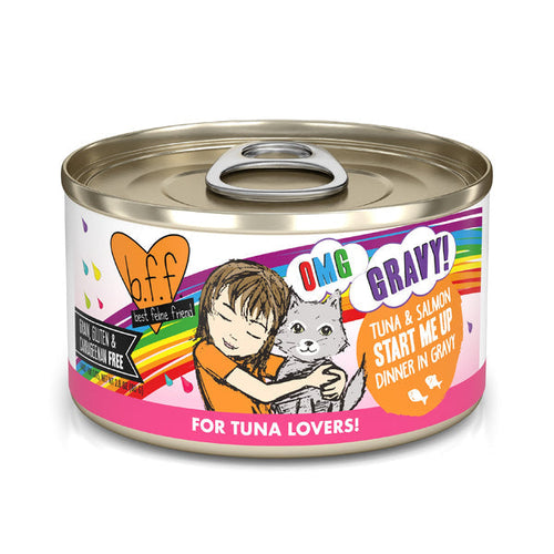 Weruva B.F.F. OMG Start Me Up Tuna & Salmon Dinner in Gravy Wet Cat Food