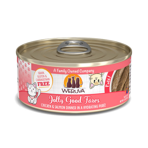 Weruva Classic Cat Paté Jolly Good Fares with Chicken & Salmon (5.5-oz, Single)