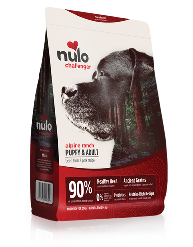 Nulo Challenger High-Meat Kibble Beef, Lamb & Pork Recipe for Dogs (4.5-lb)