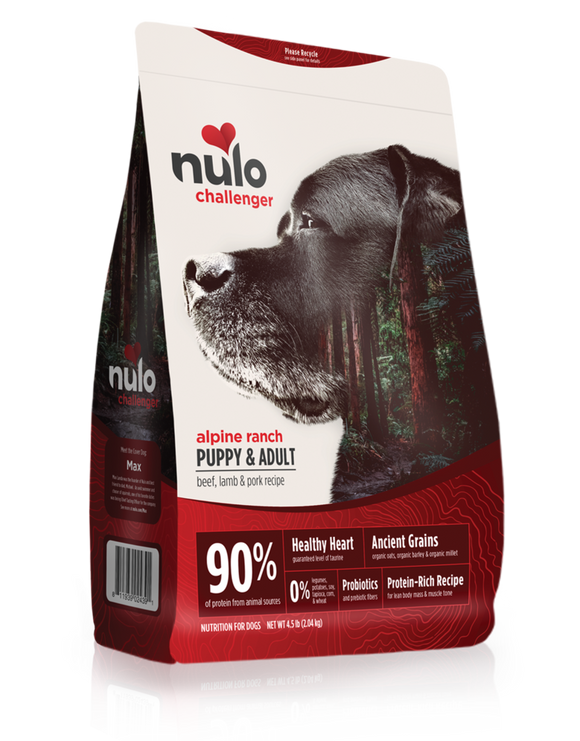 Nulo Challenger High-Meat Kibble Beef, Lamb & Pork Recipe for Dogs (4.5-lb)
