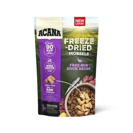 ACANA Freeze Dried Free-Run Duck Recipe Dog Food & Topper (8 Oz)