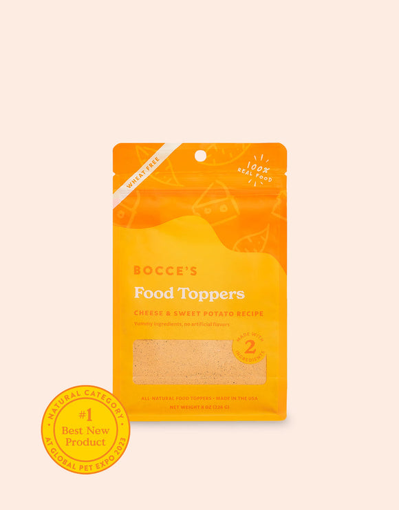 Bocce's Bakery Cheese & Sweet Potato Food Topper (8 Oz.)