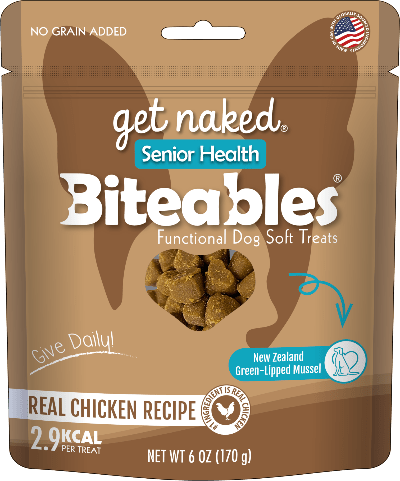 Get Naked® Biteables® Senior Health Functional Dog Soft Treats Chicken Recipe (6 Oz.)